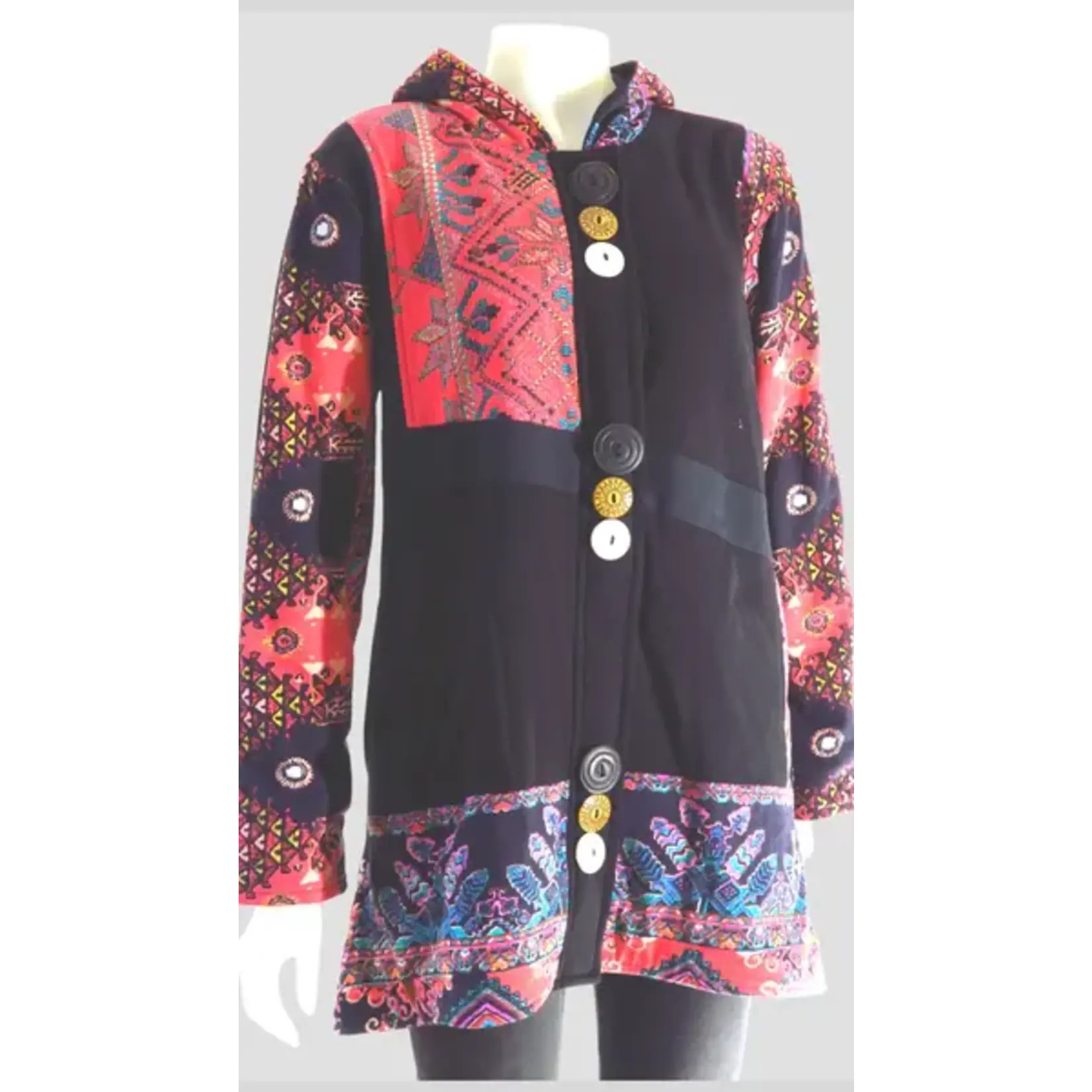 LEOPARDS AND ROSES Jacket 23055
