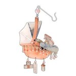 Pilgrim Imports Baby Carrier Girl ornament