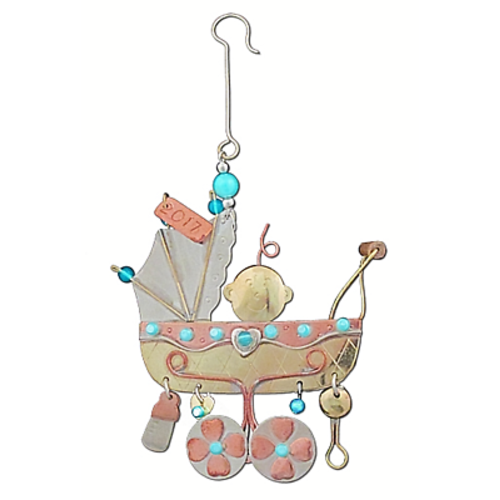 Pilgrim Imports Baby Carrier Boy ornament