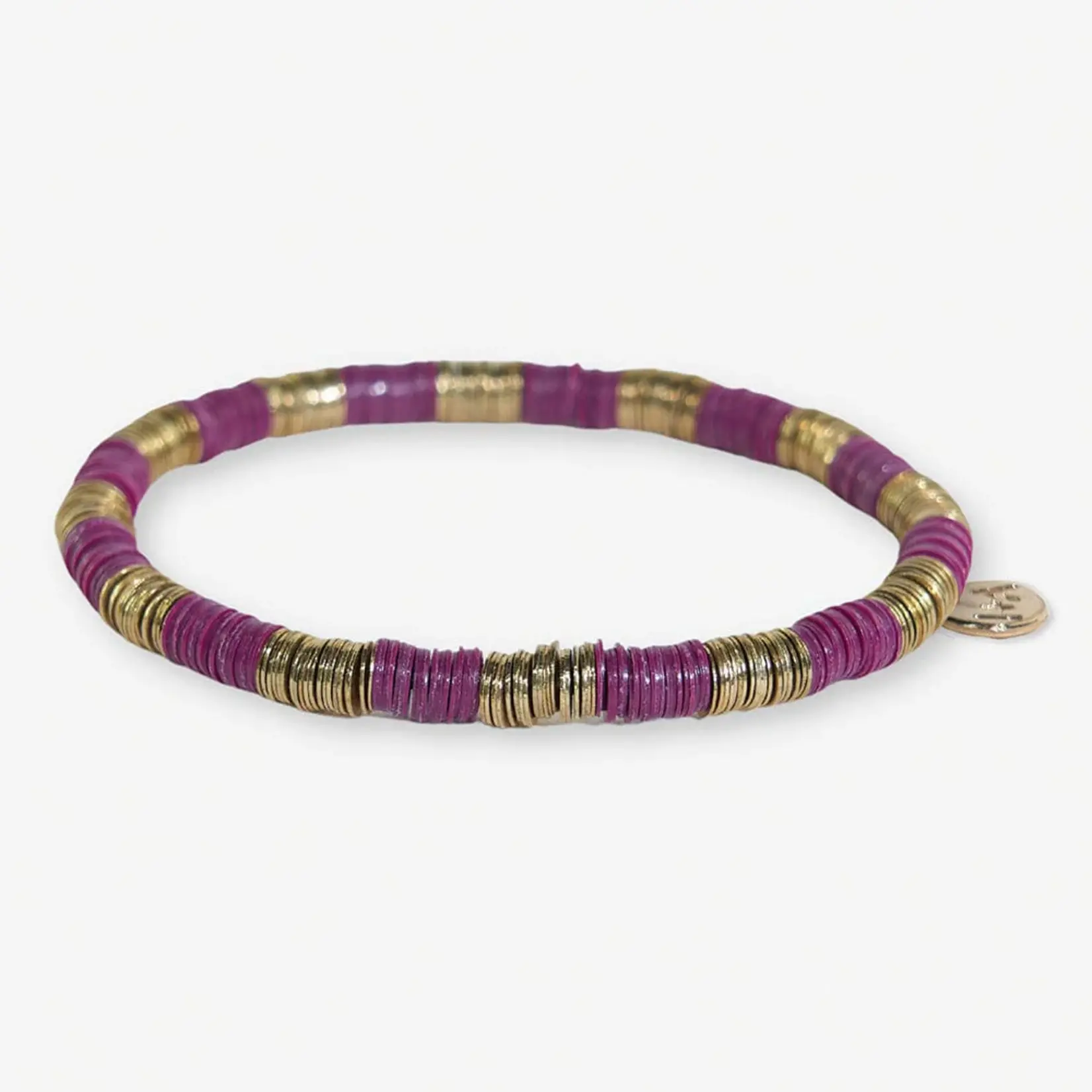 Ink & Alloy Grace Gold Block Stretch Bracelet port