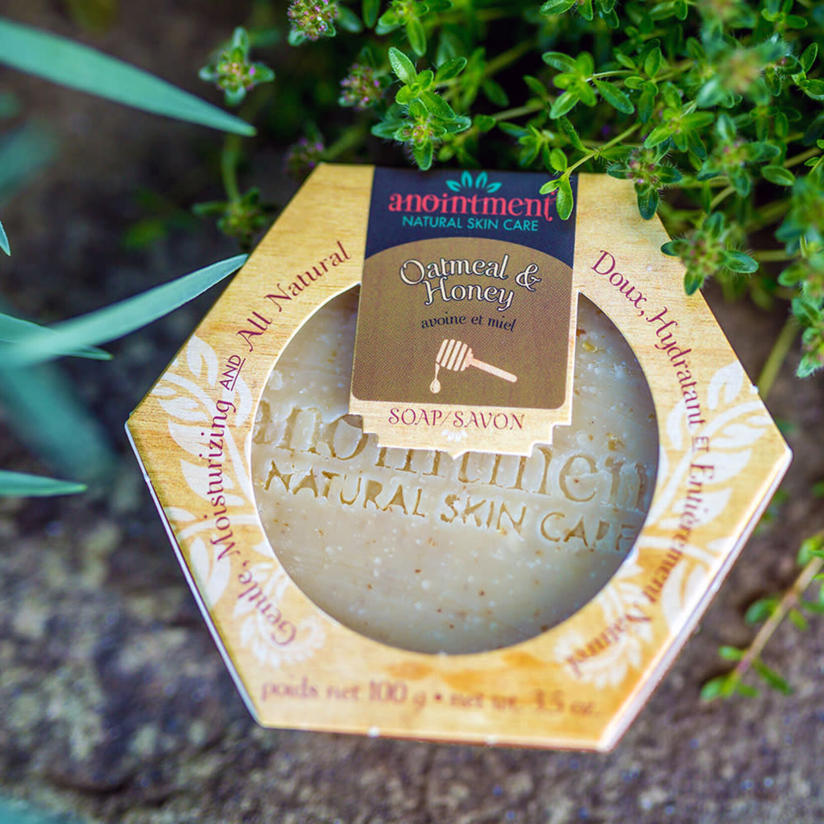 Anointment Natural Skin Care Baby Care Oatmeal & Honey Soap