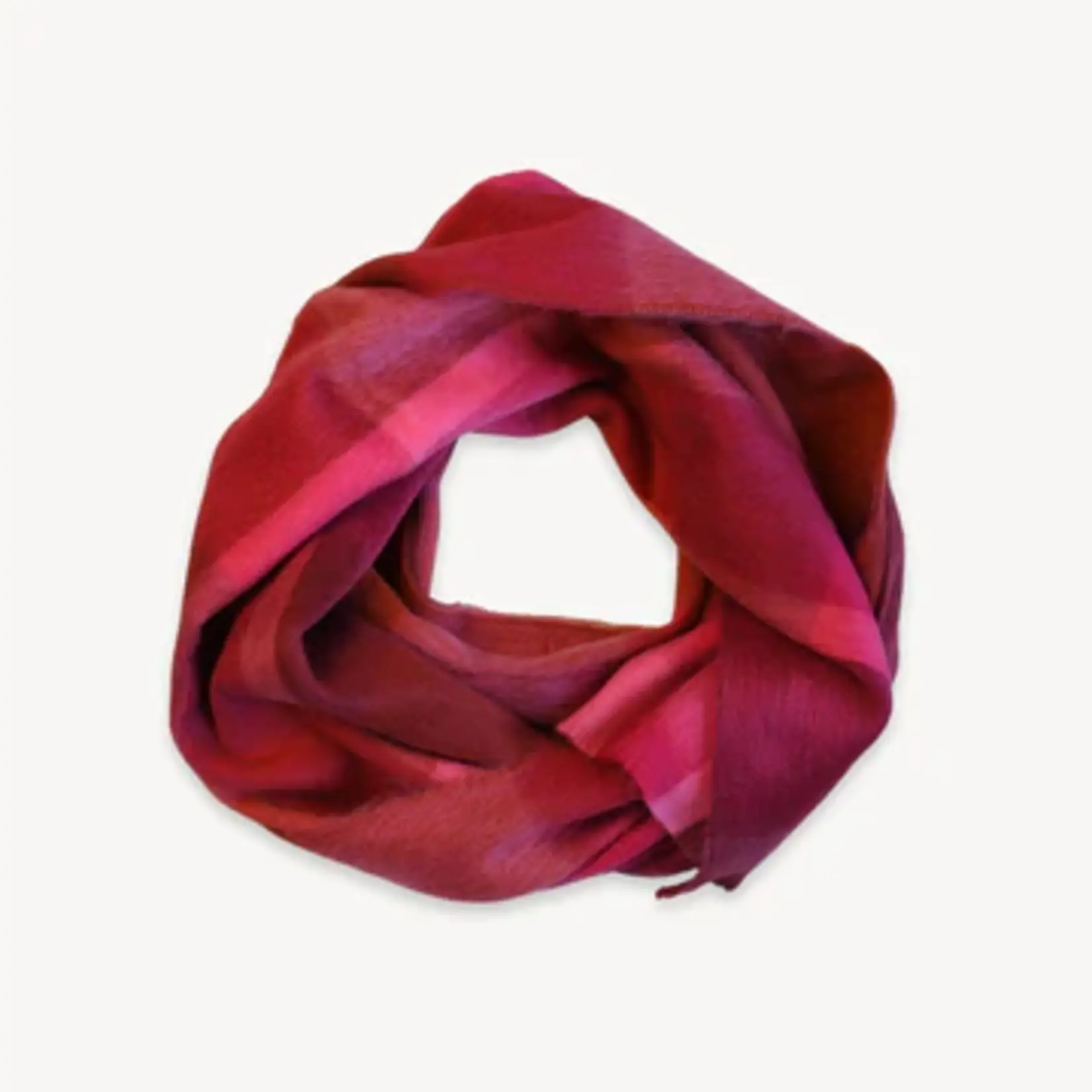 Pokoloko Seamless Scarf - Sangria Plaid