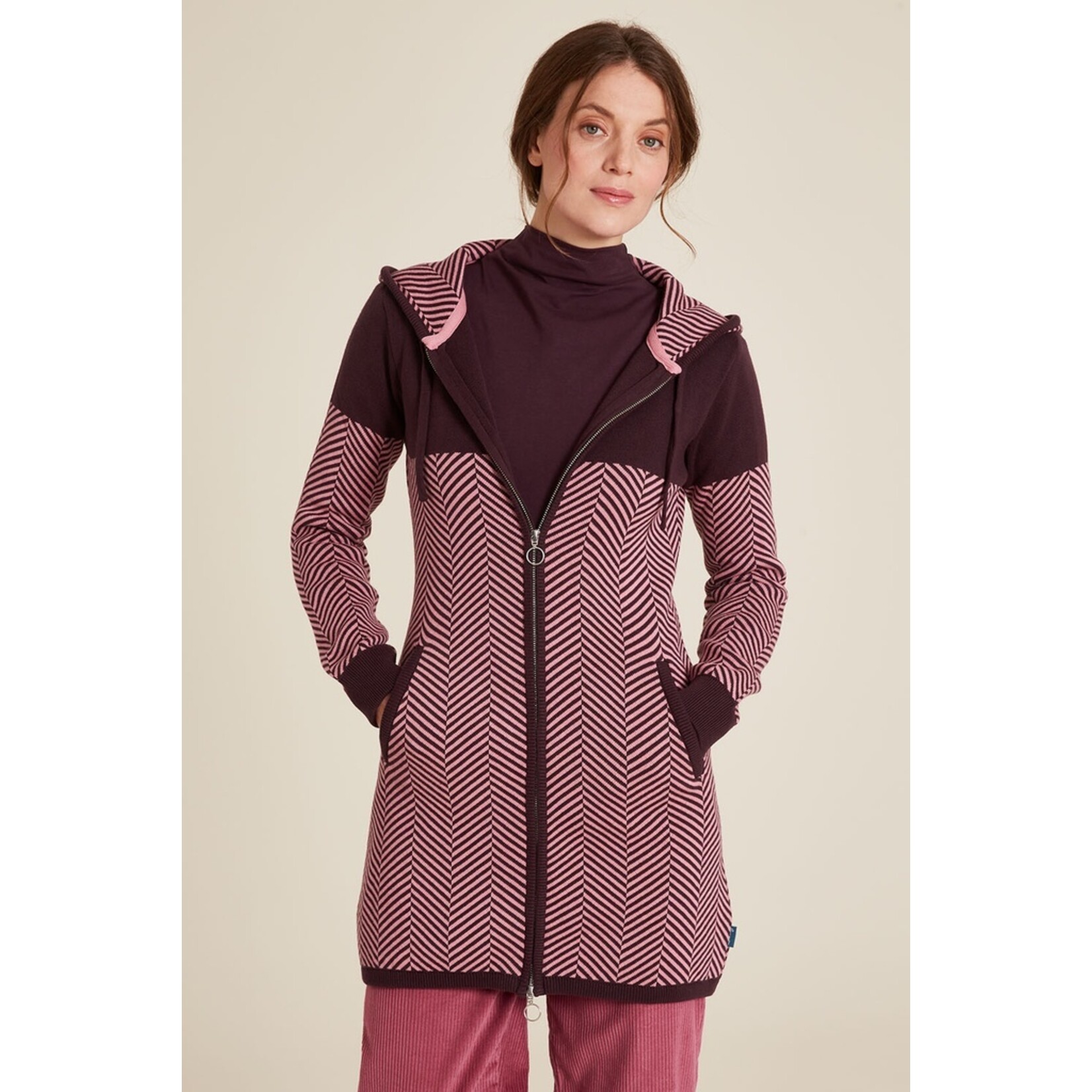 Tranquillo Jaquard Cardigan