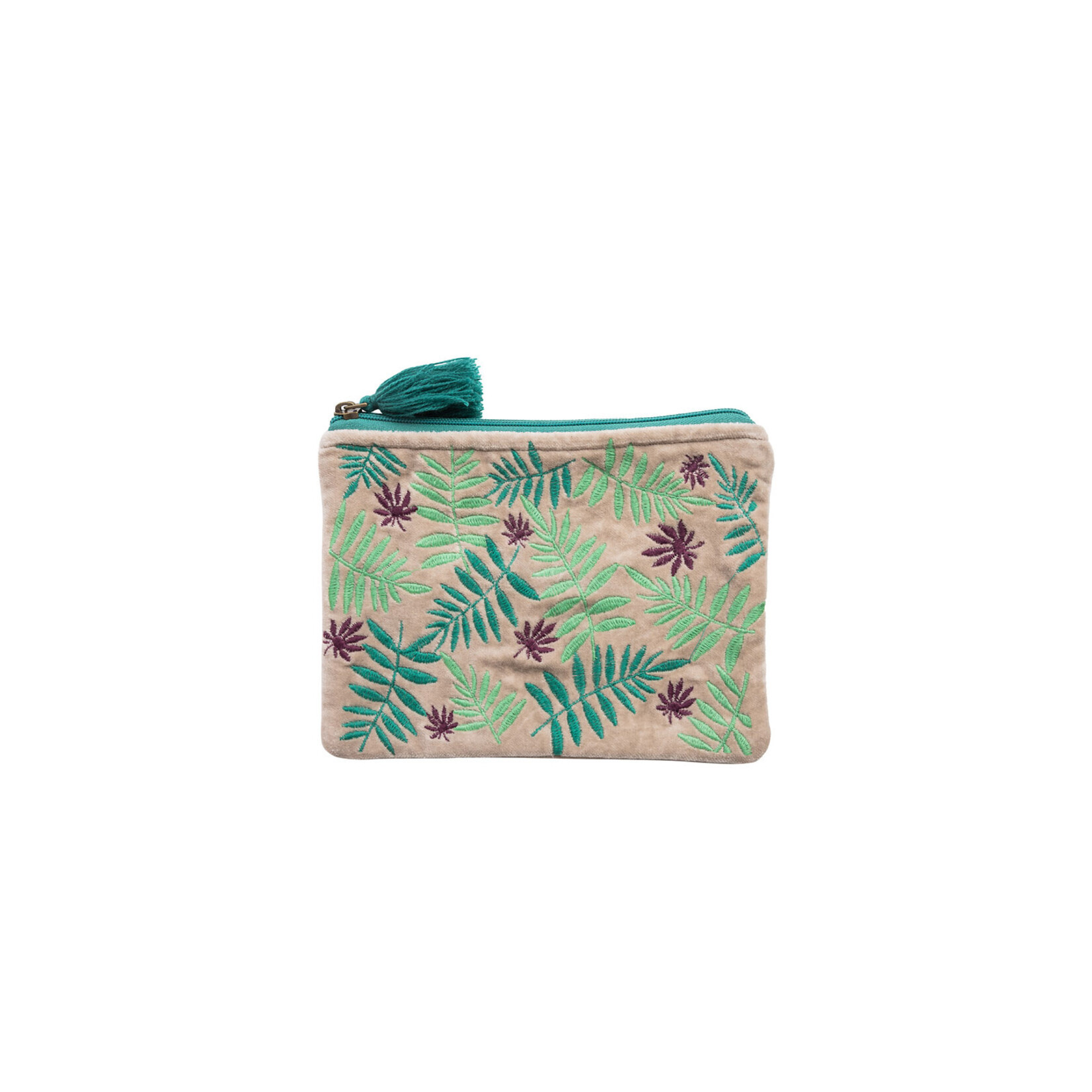 Tranquillo Leaves Velvet Bag 272