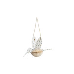 Tranquillo White Hummingbird Pendant