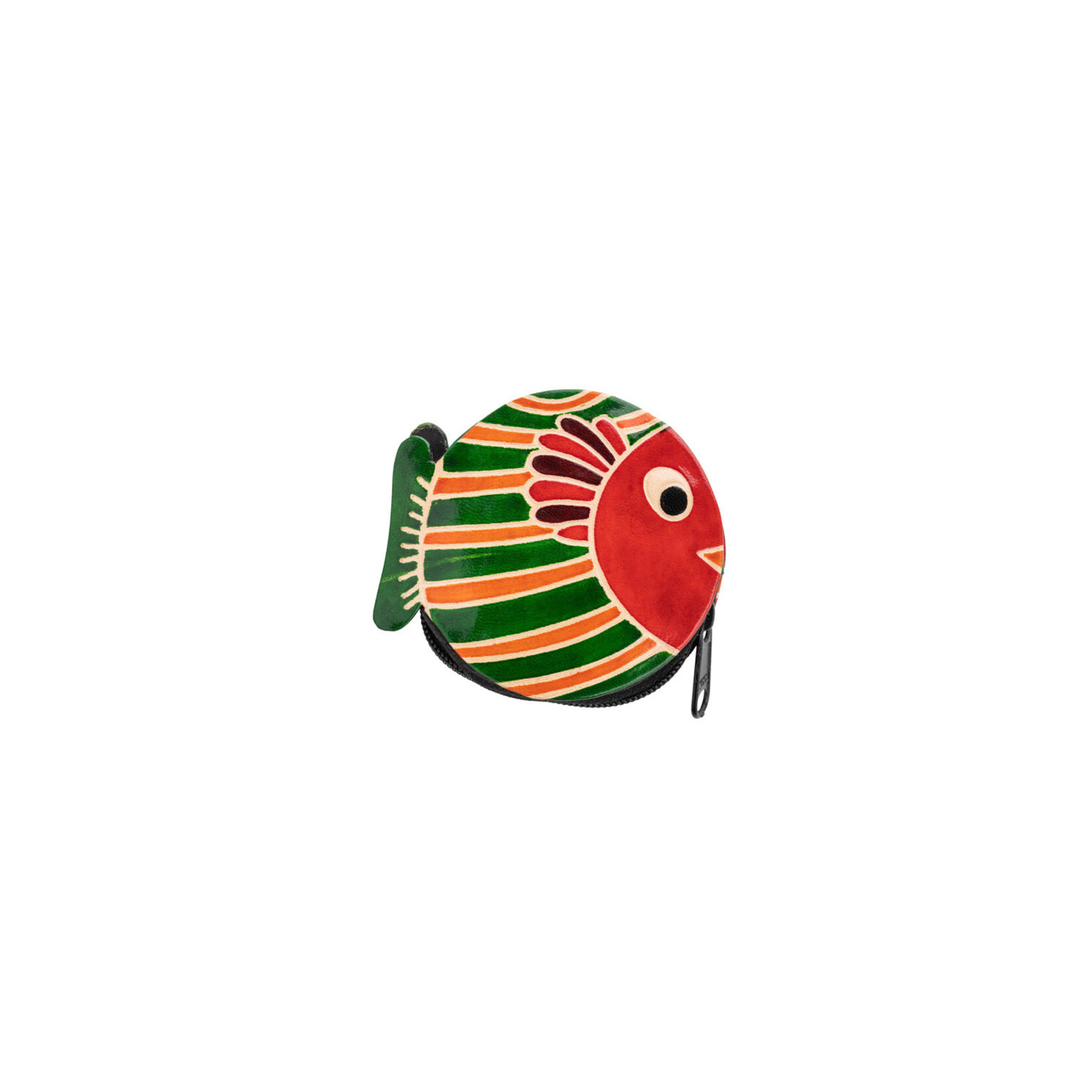 Tranquillo Leather Purse Fish