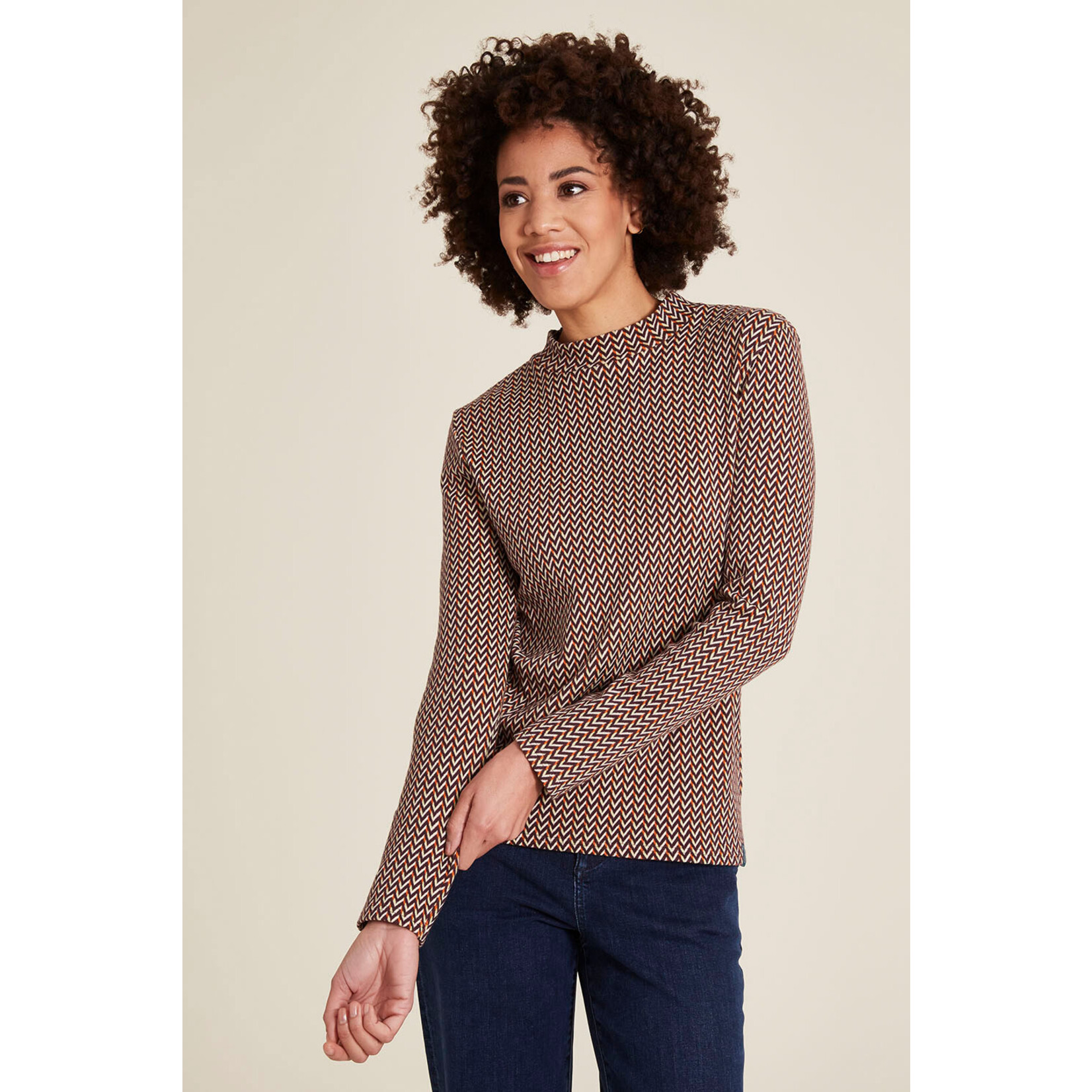 Tranquillo Retro Look Knitted Sweater