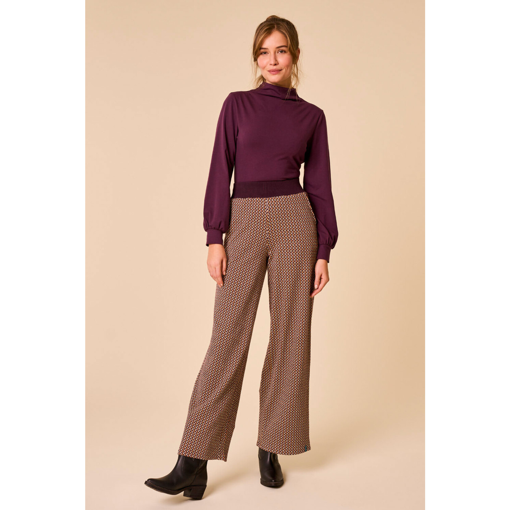 Tranquillo Retro Look Knitted Pants