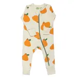 Parade Organics Print 2 Way Zip Romper Big Pears