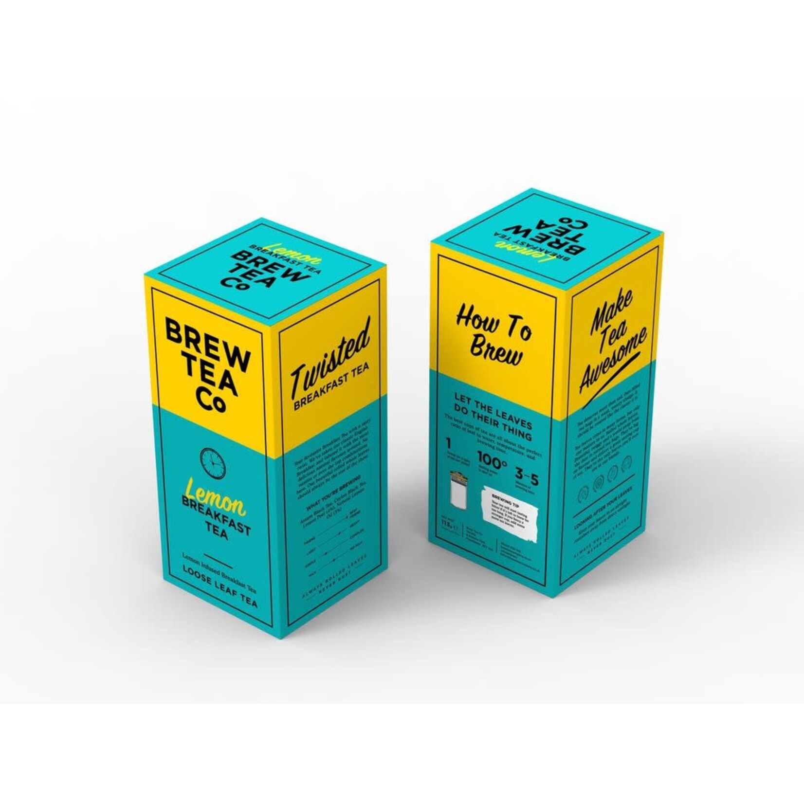 Brew Tea Co. Proper Tea Bag /Lemon Breakfast