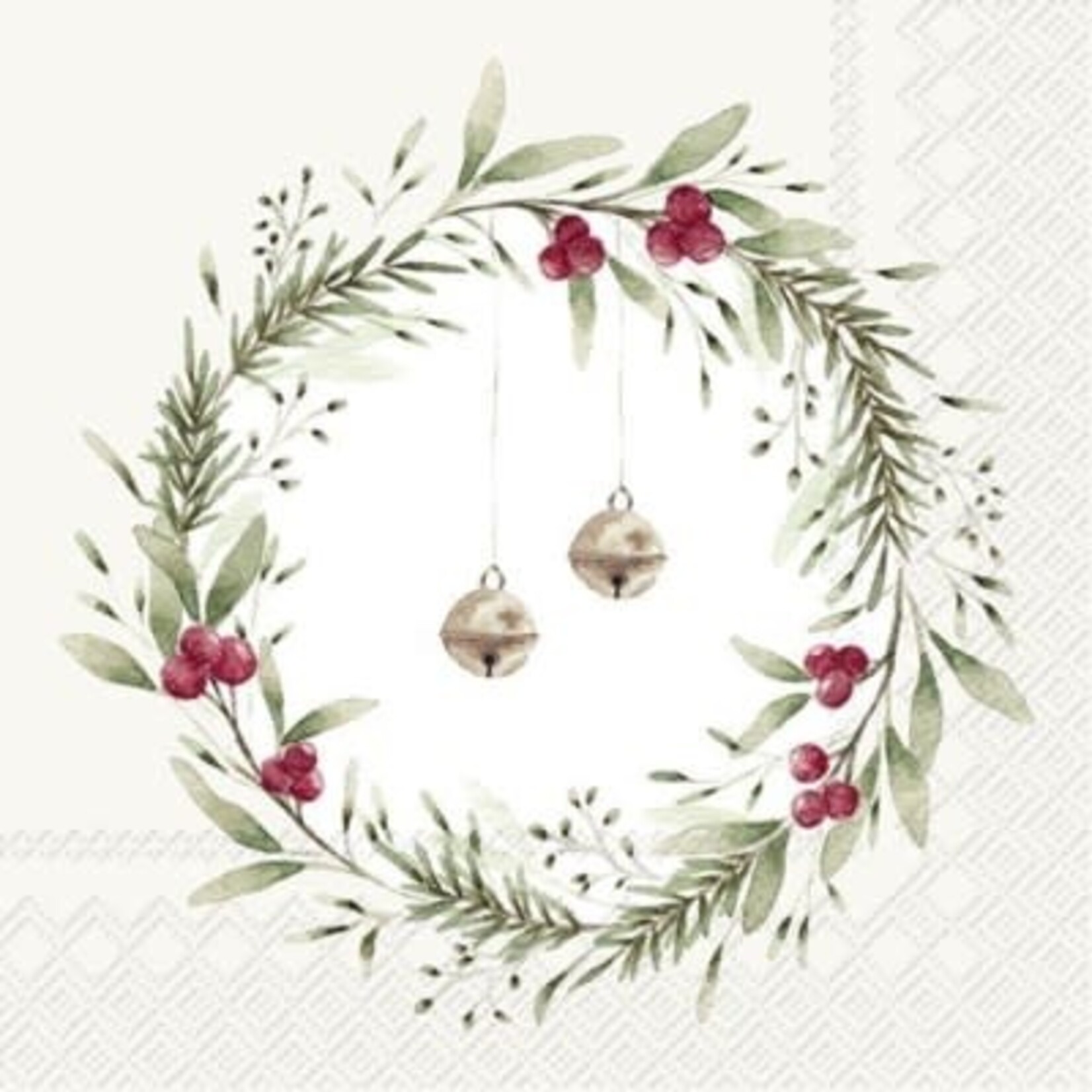 IHR Christmas Bells Lunch Napkin