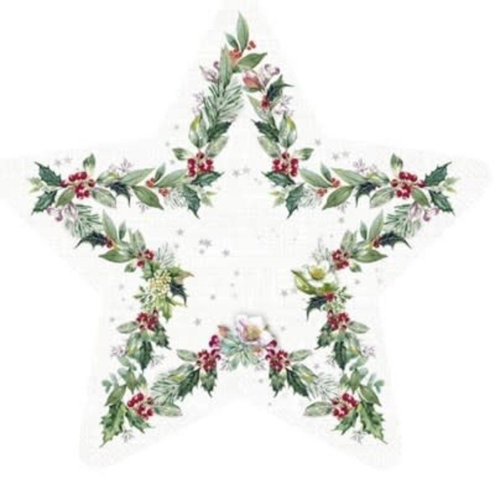 IHR Floral Star Lunch Napkin