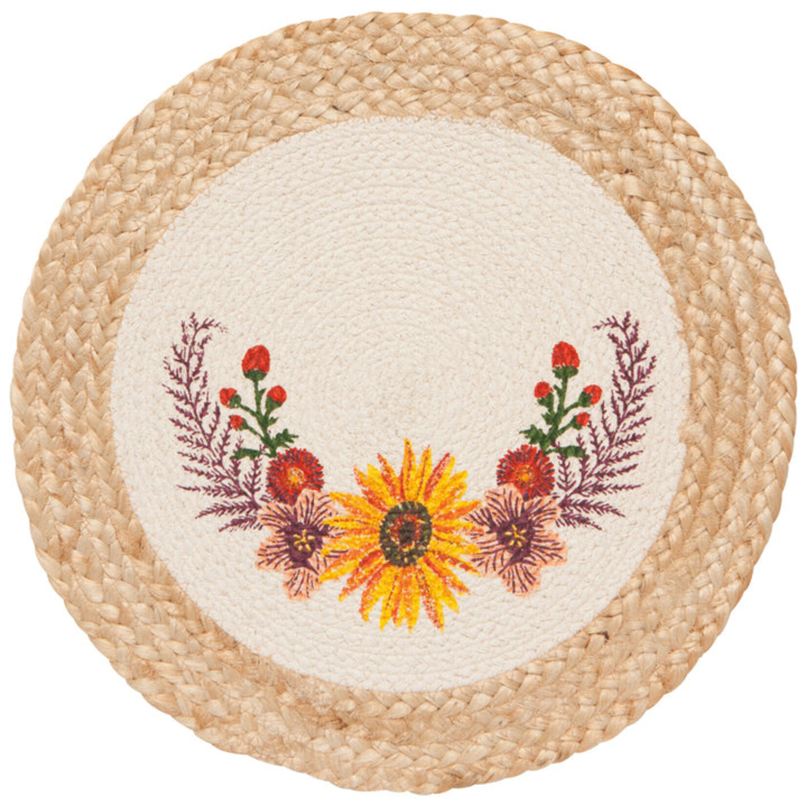 Danica Sunflower Splendor Braided Placemat