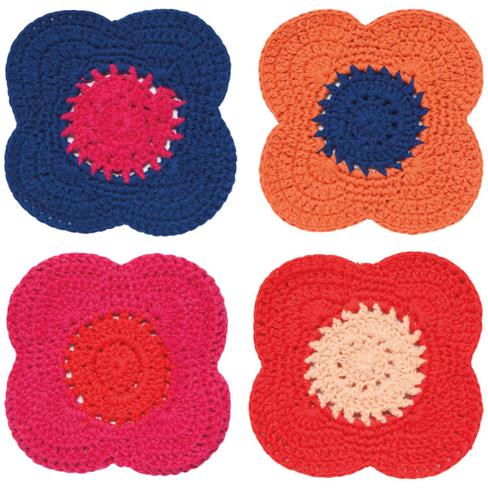 Danica Striato Olive Branch Crochet coasters 4