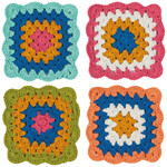 Danica Loop de loop Crochet coasters 4