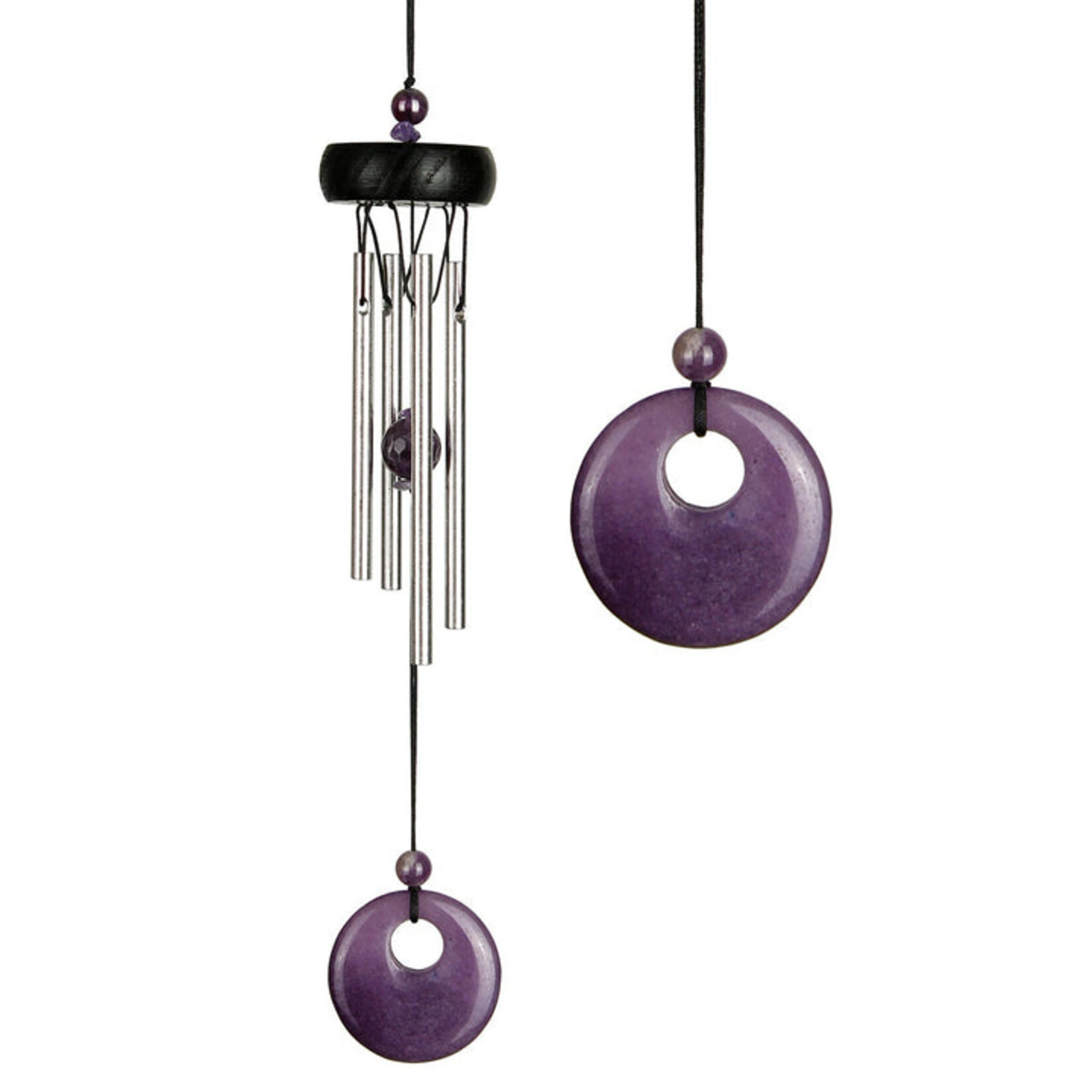 Woodstock Wind Chimes Precious Stones Amethyst