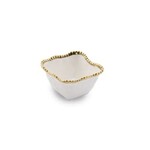 Golden Salerno Square Snack Bowl