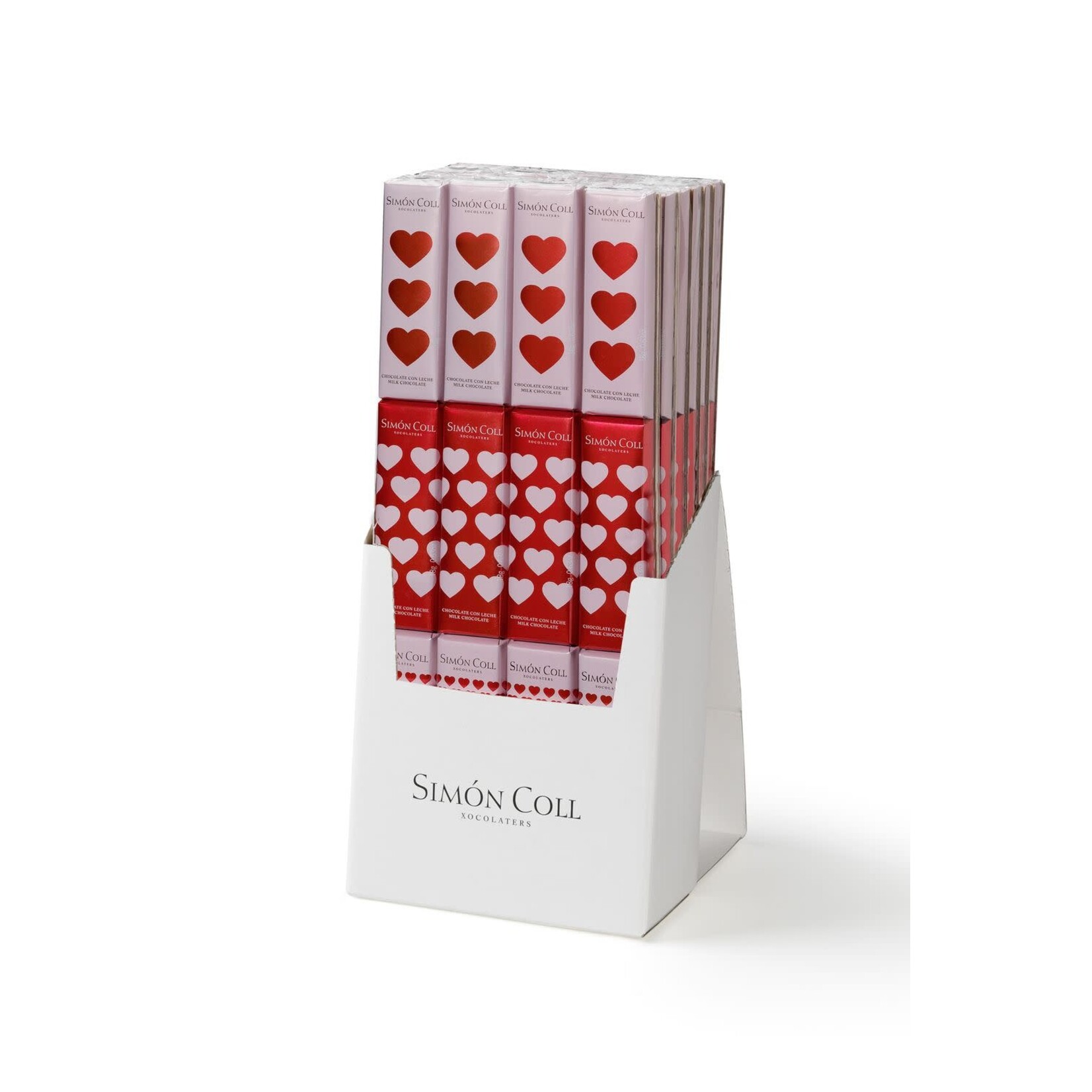 Galerie au Chocolate Milk Chocolate  Heart Bars