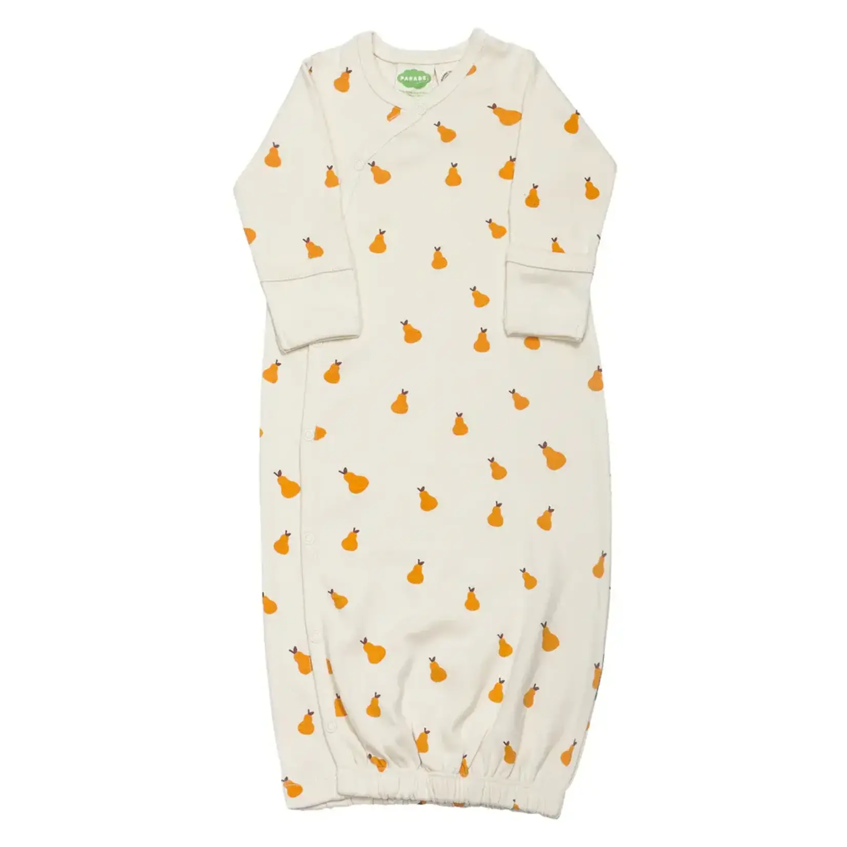 Parade Organics Signature  Kimono Gown Pears 3-6 mth