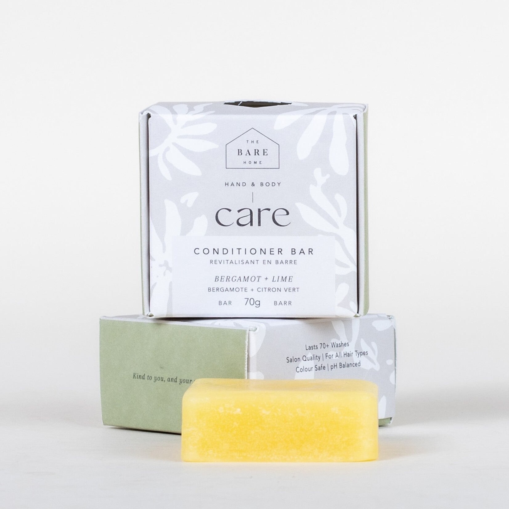The Bare Home Conditioner Bar Bergamot & Lime