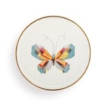 Demdaco PLATE - MULTI BUTTERFLY CERAMIC