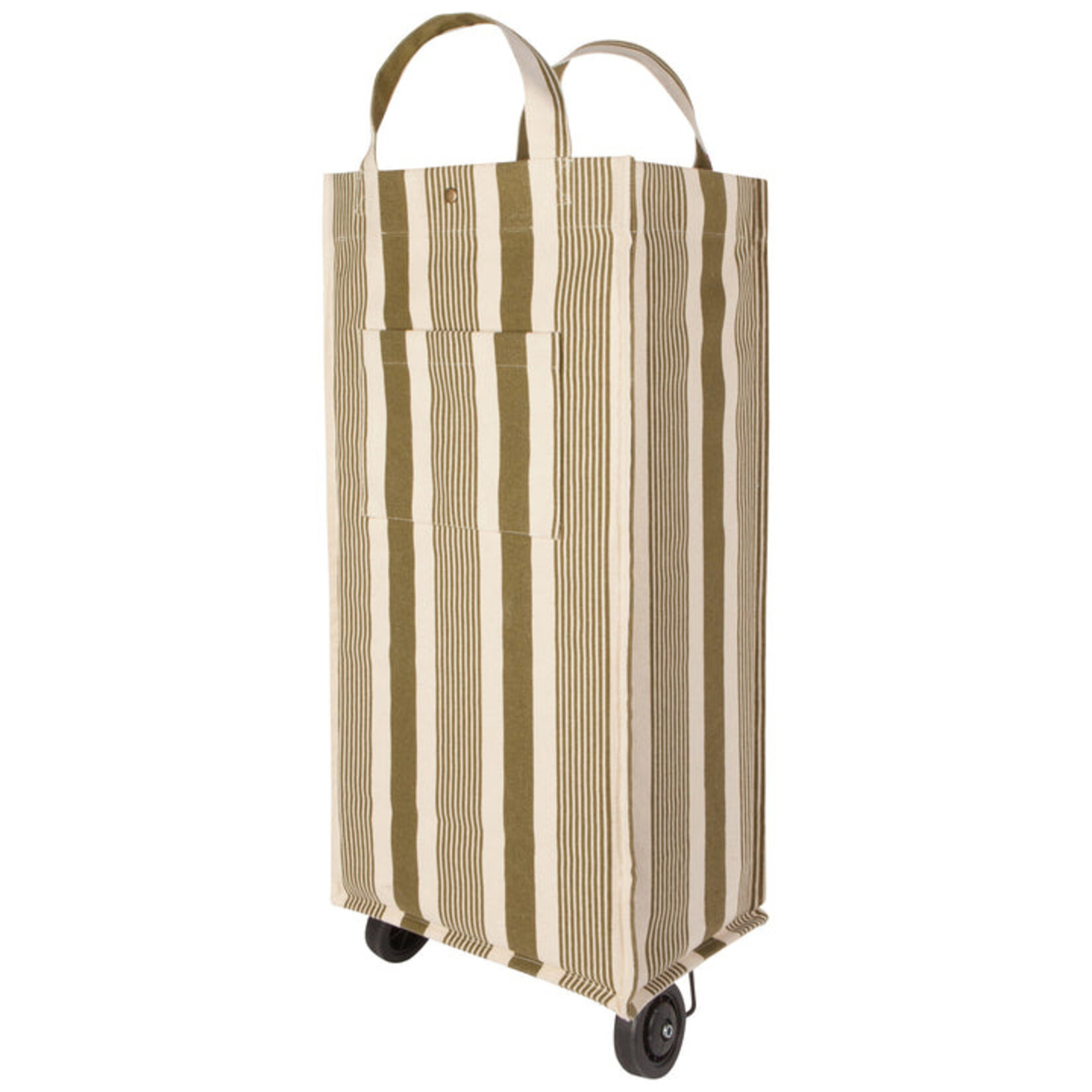 Danica Shopping Trolley Sage Stripe