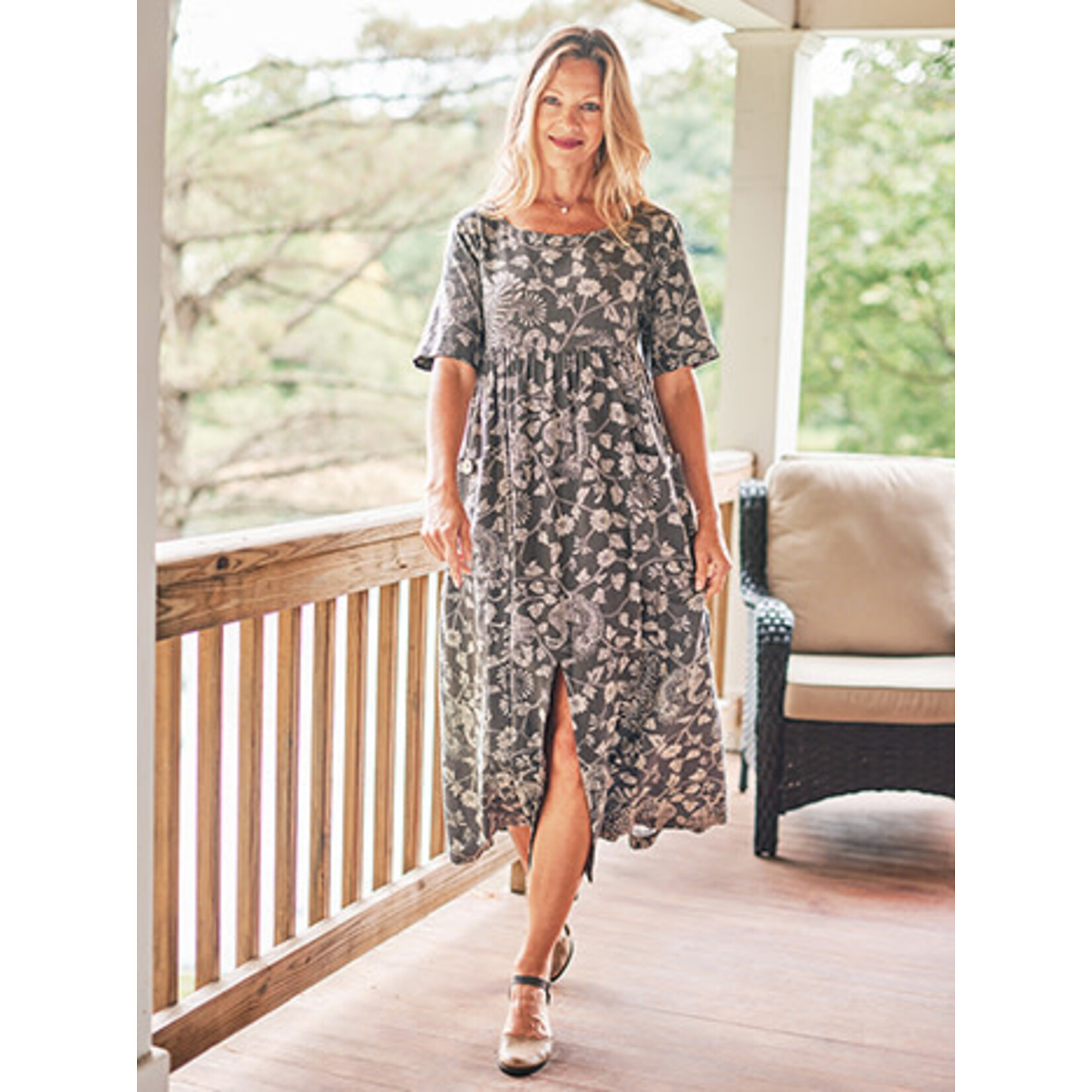 April Cornell Dancing Peacock Dress