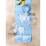 April Cornell Blanche runner washed blue