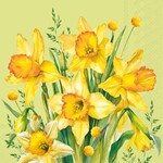 IHR Narcissus Bouquet Lunch Napkin