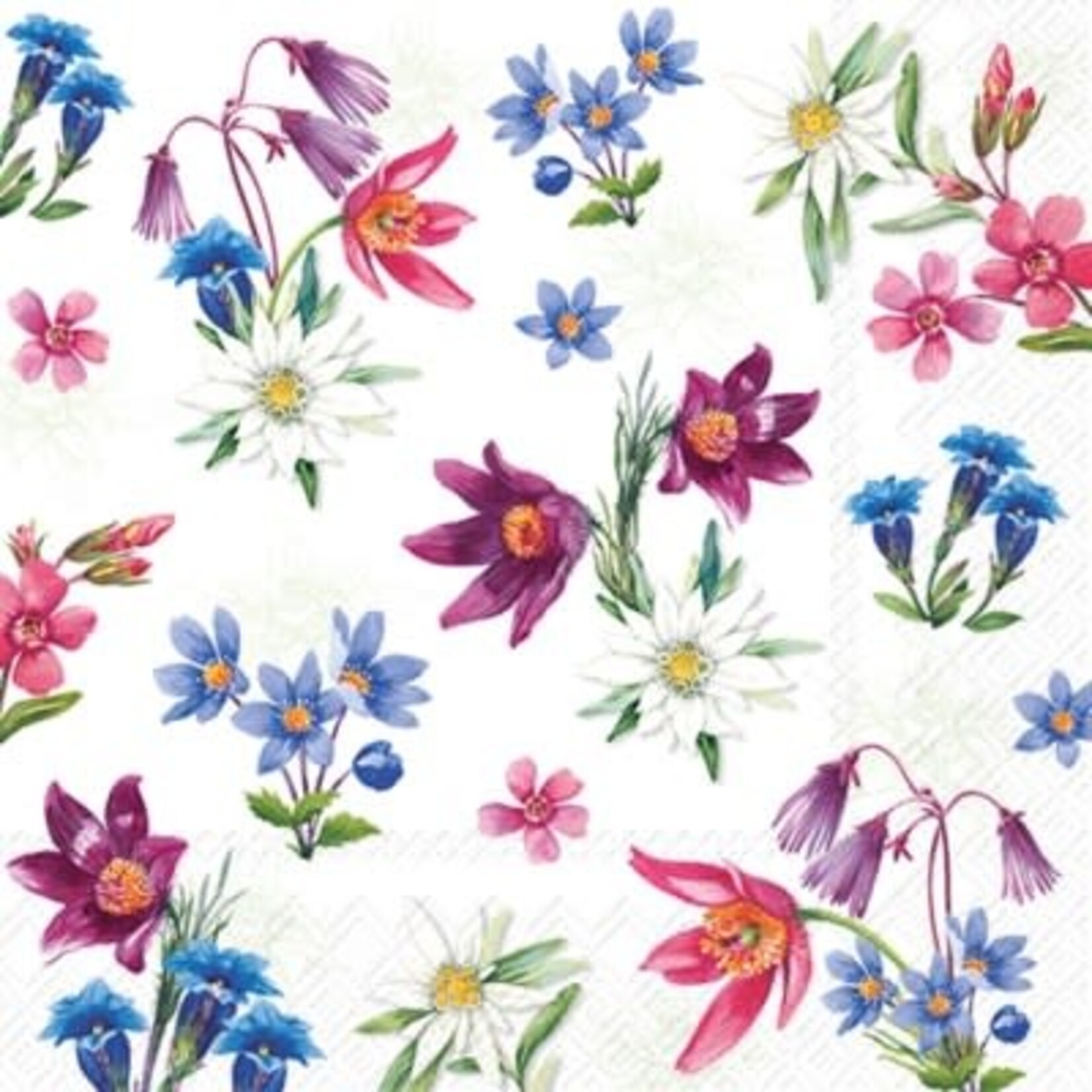 IHR Alpine Flowers Lunch Napkin