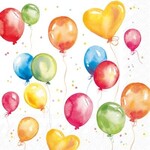 IHR Birthday Balloons Cocktail Napkin