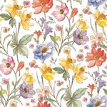 IHR Soft Flowers Cocktail Napkin