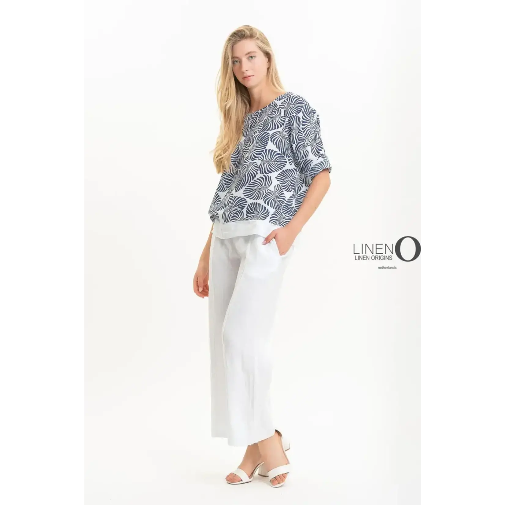 Linen O blouse 1536