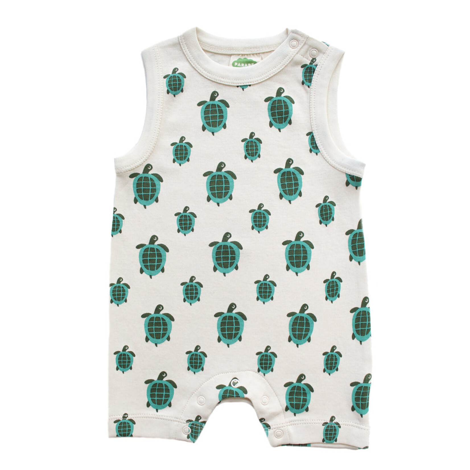 Parade Organics Signature Tank Romper Turtles