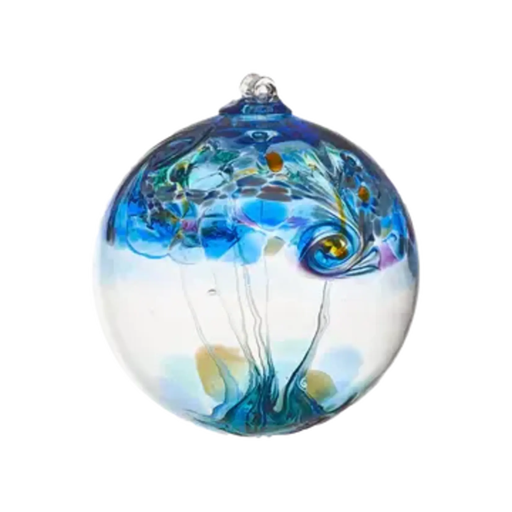 Kitras Art Glass Element Orb 6"