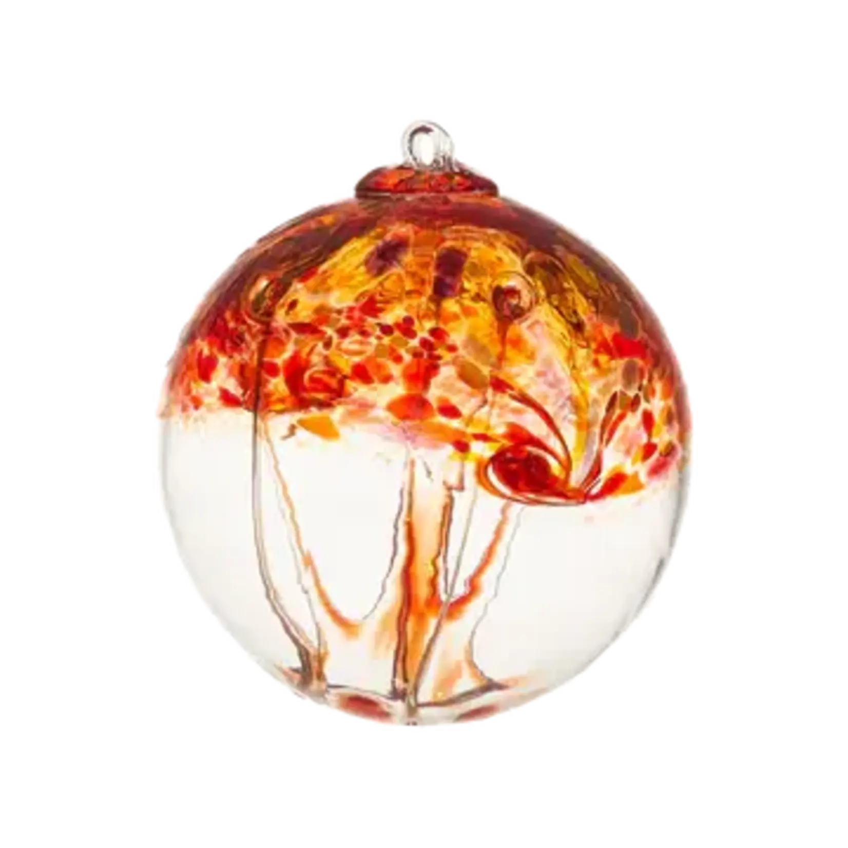 Kitras Art Glass Element Orb 6"