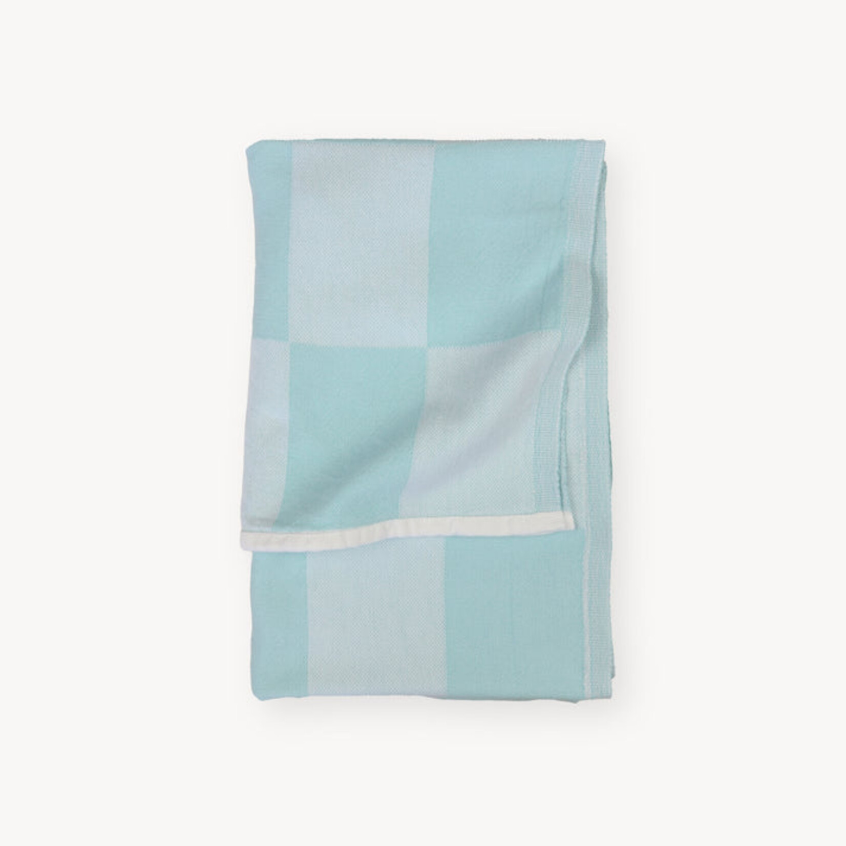 Pokoloko Mint Checkerboard Towel