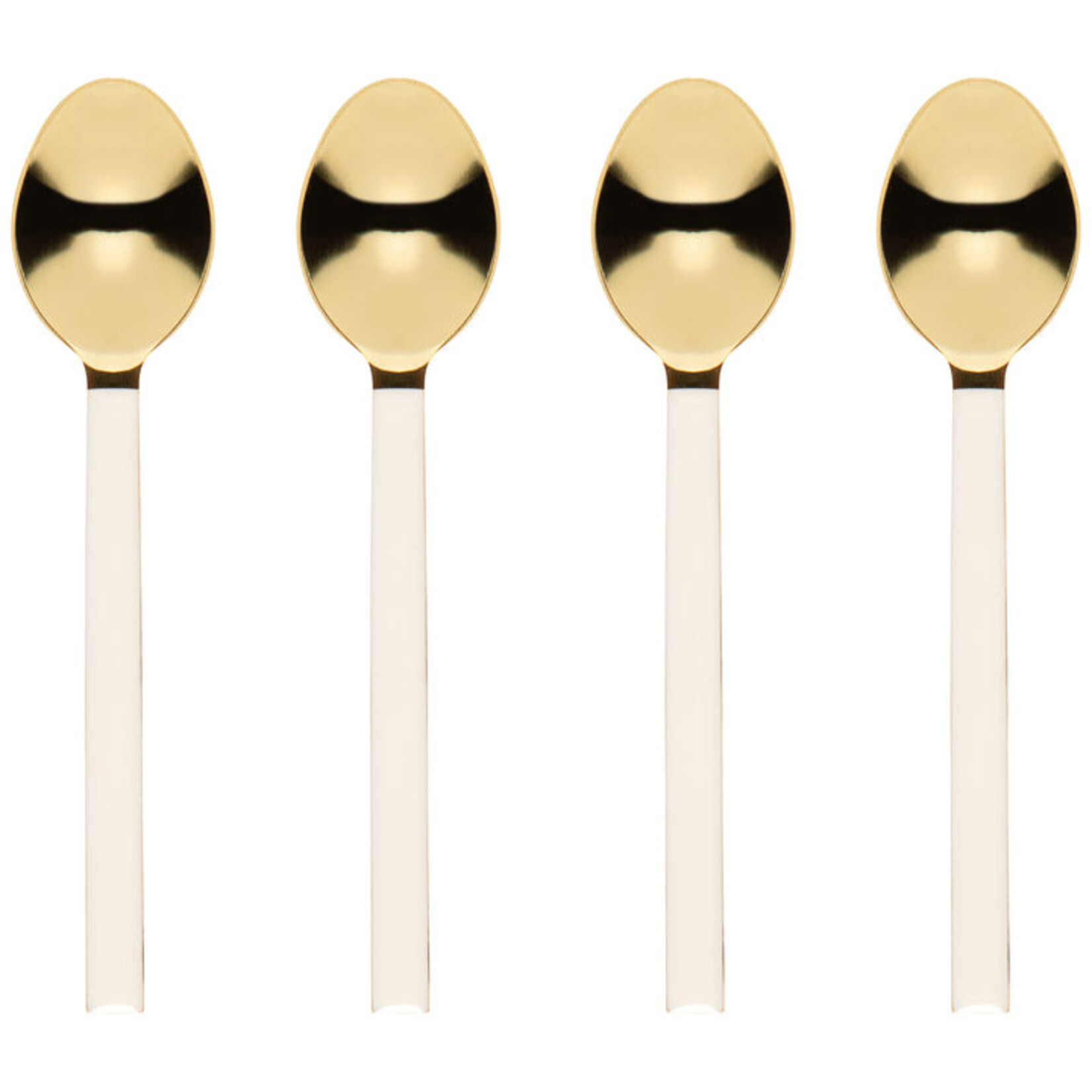 Danica Dessert Spoons Ivory Gold
