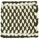 Danica Wool Braid Olive Branch Trivet