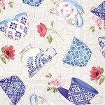 IHR Indigo Coffee Mugs Lunch Napkin