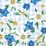 IHR Edelweiss and Gentian Lunch Napkin