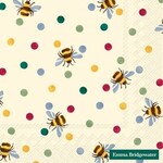 IHR Bumble Bee and Pola Dots Cocktail Napkin