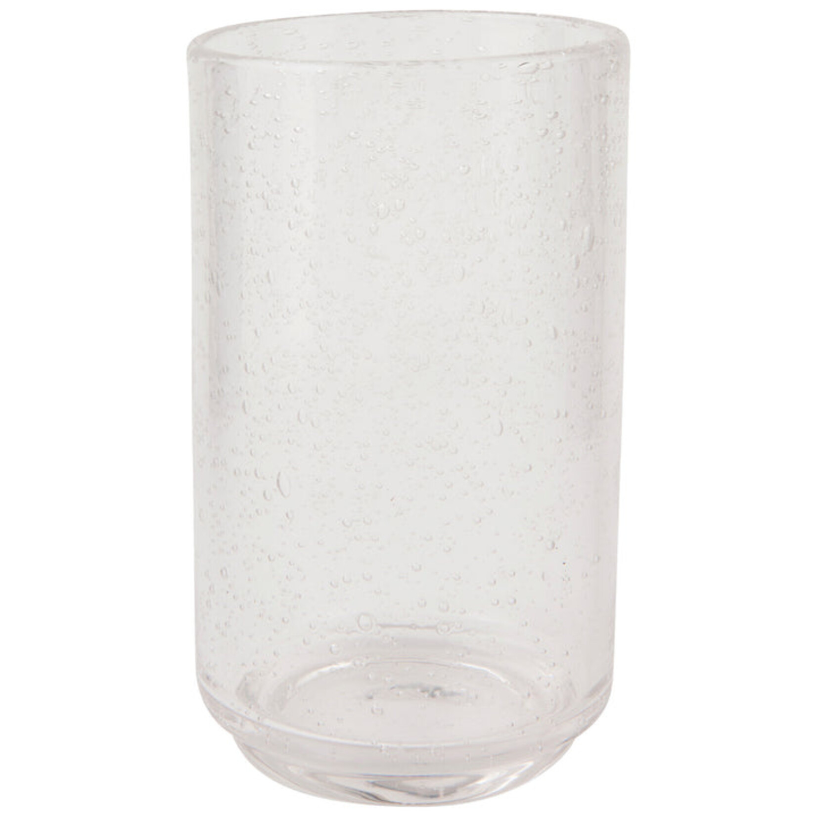 Heirloom Bubbled Clear 17oz Glass