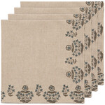 Danica Salvia Block Print Napkins
