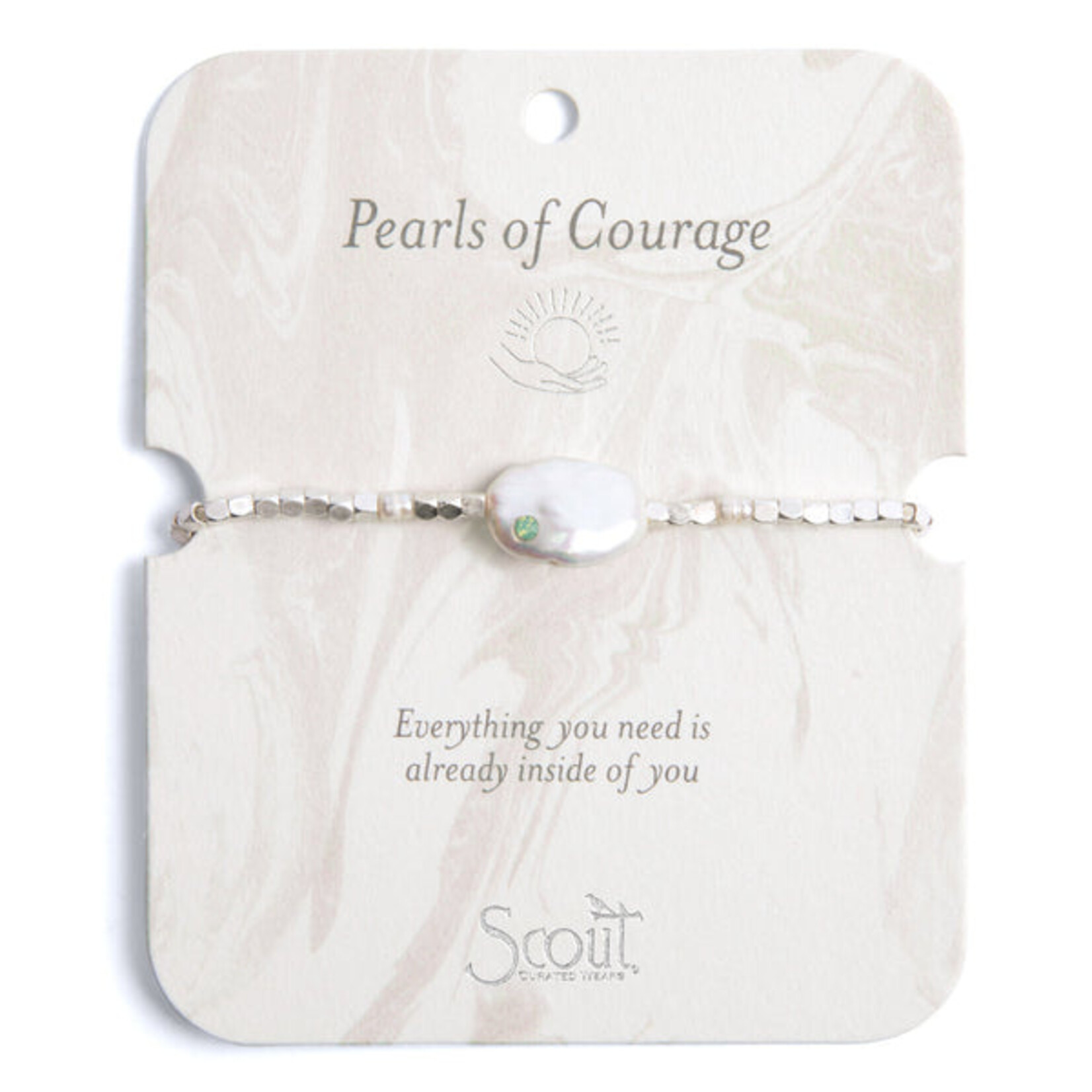 Scout Curated Wears Pearl Bracelet