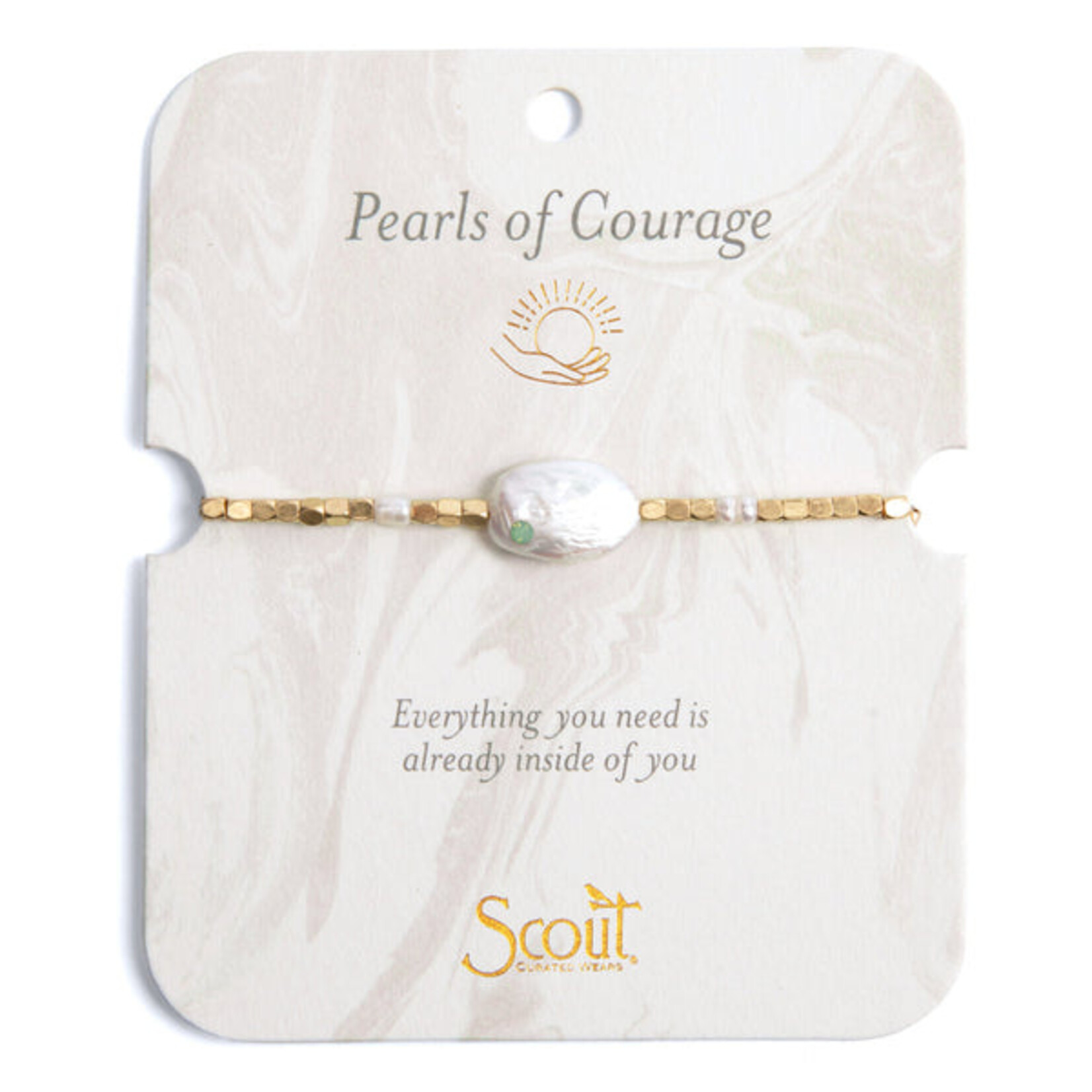 Scout Curated Wears Pearl Bracelet