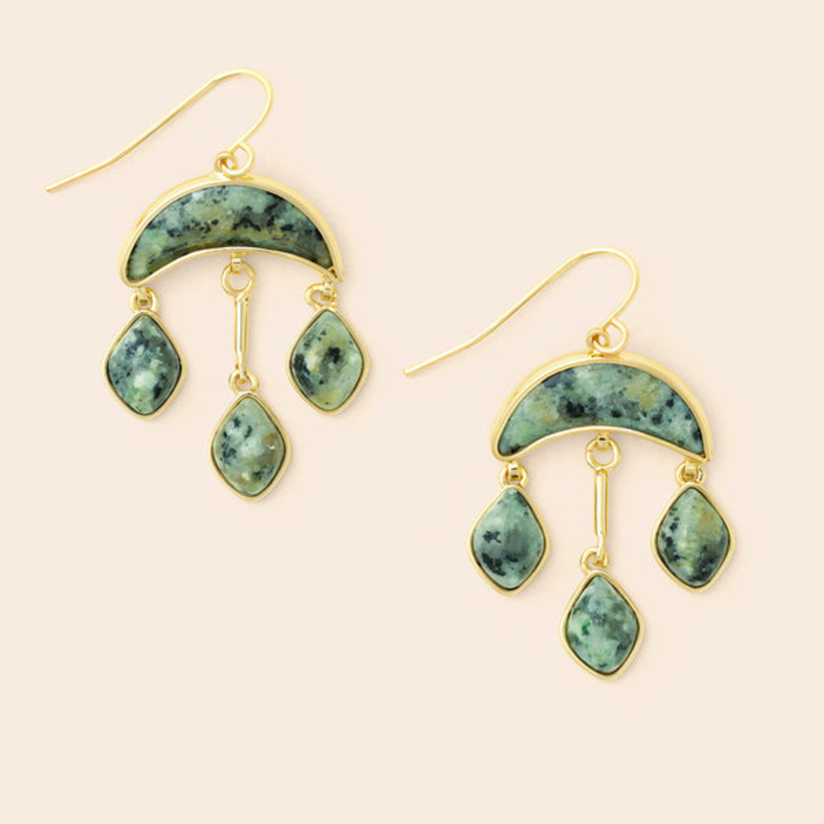 Scout Curated Wears Stone Crescent Drop Earring