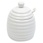 Maxwell Williams HONEY POT W/SPOON WHT
