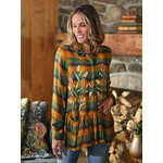 April Cornell Boreal Check Blouse Blouse
