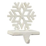 Abbott White Snowflake Stocking Holder